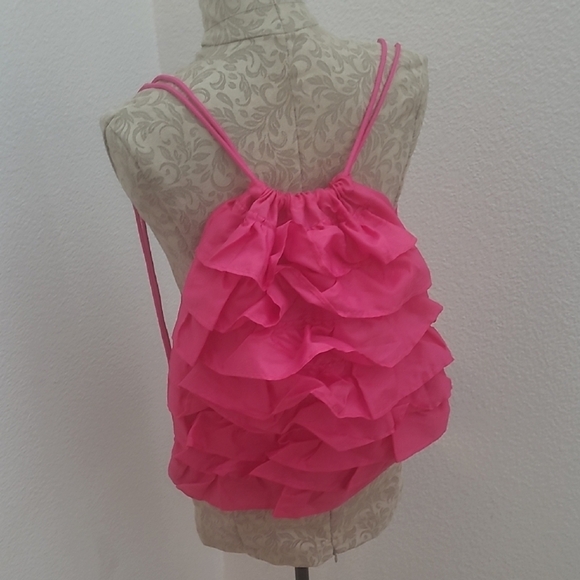 thirty-one Handbags - Thirty-One Fushia Pink Cinch Sack
